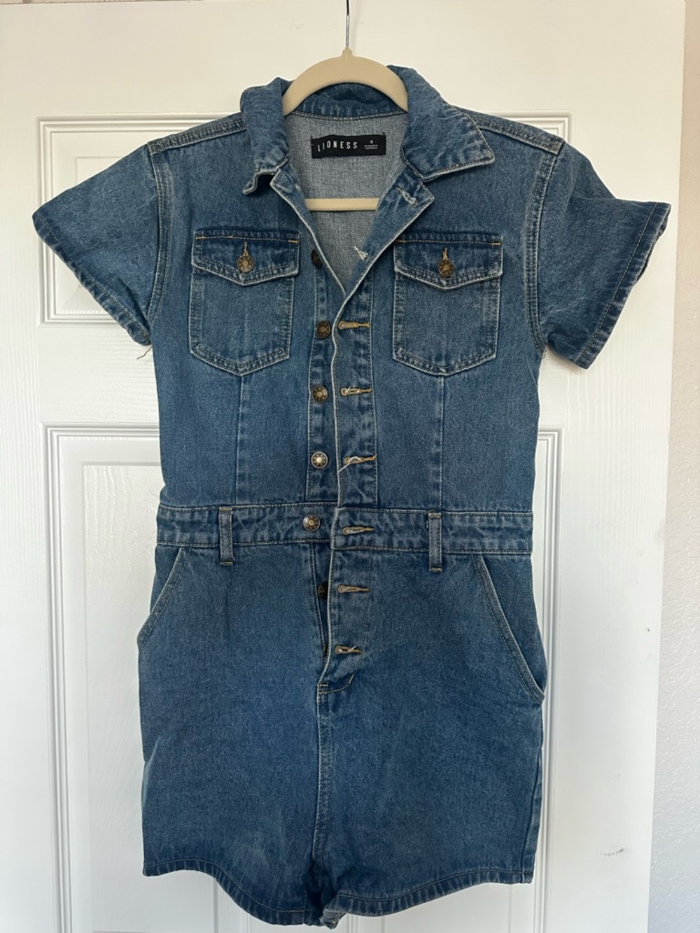 Lioness Denim Romper